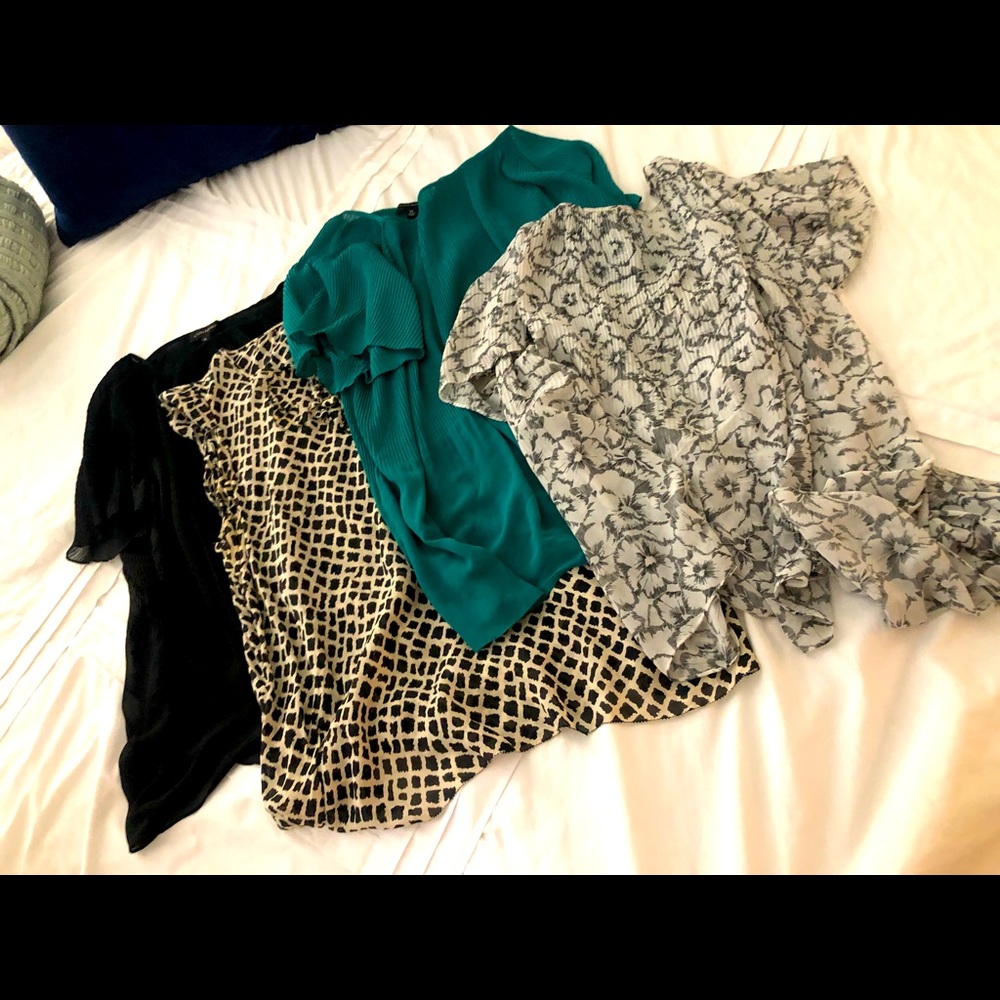 Lot of 4 banana republic shirts